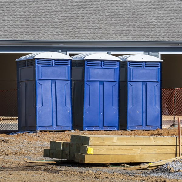 how do you dispose of waste after the porta potties have been emptied in Mapleton